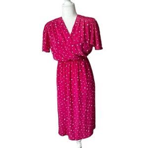 Liz Claiborne Y2K Maxi Dress Pink White Romantic SZ 4